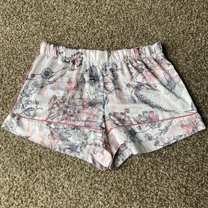Victoria’s Secret Floral Sleep Shorts Size Medium